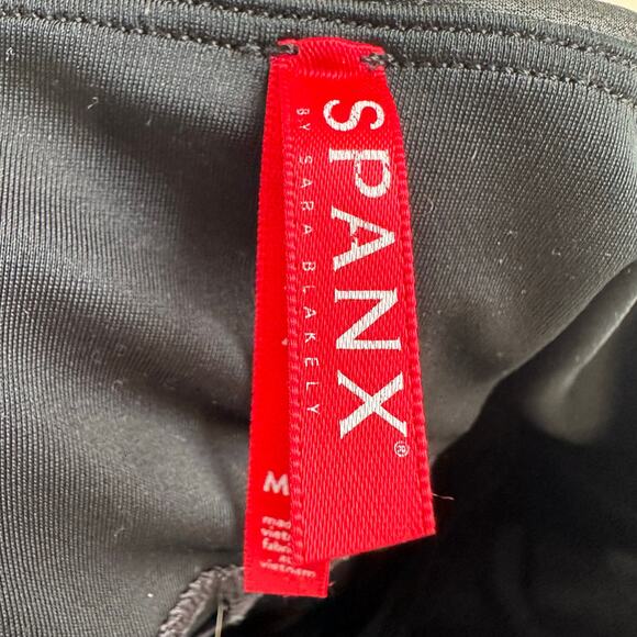 SPANX SPANXshape Faux Leather Leggings Black - Picture 9 of 9